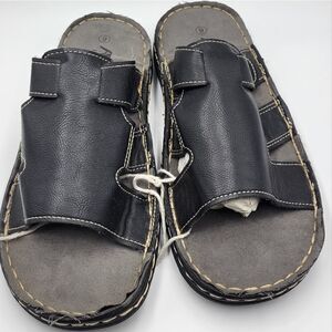 Air Balance slip on men's black sandals SIZE: 9 NWT